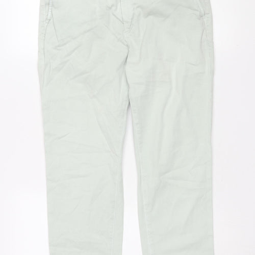 AG Men's Light Green Chino Trousers Size 28