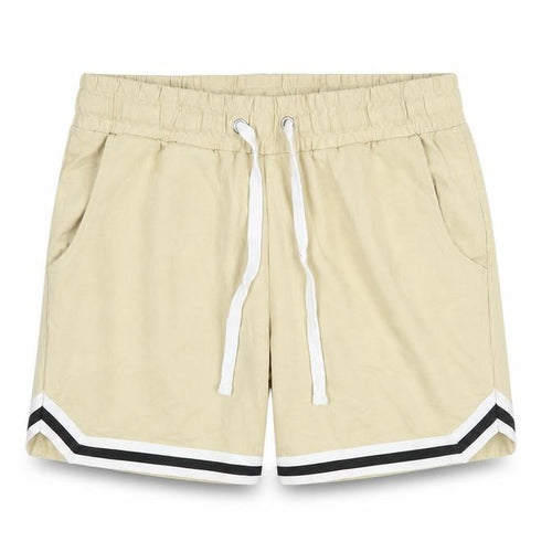 boohooMAN Men's Beige Sweat Shorts, Size S, Summer