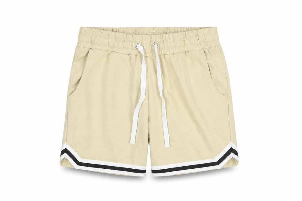 boohooMAN Men's Beige Sweat Shorts, Size S, Summer