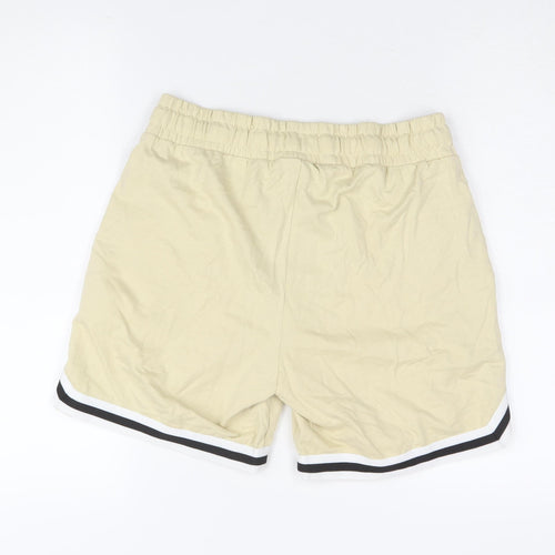 boohooMAN Men's Beige Sweat Shorts, Size S, Summer