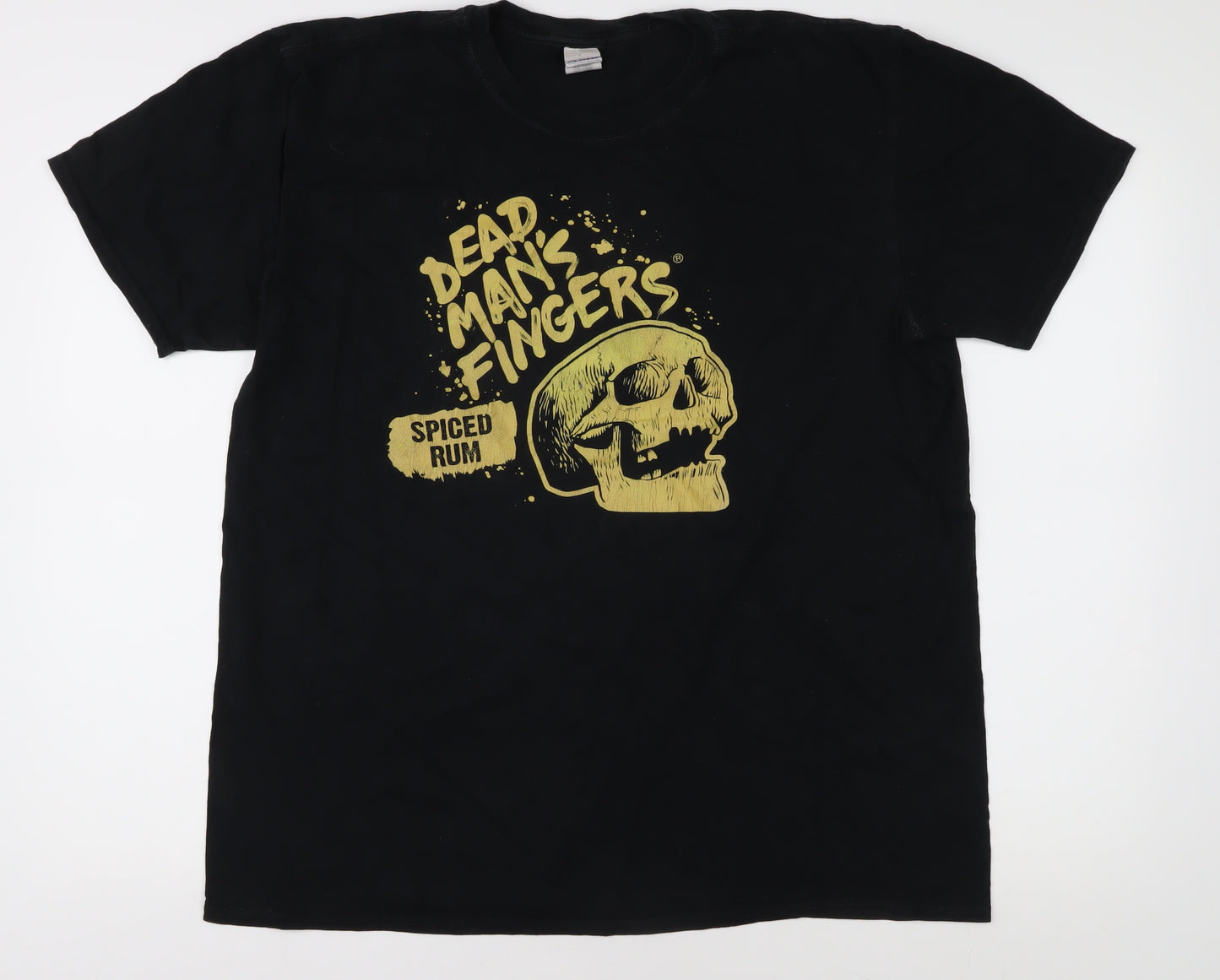 Dead Mans Fingers Men's Black Skull Graphic XL T-Shirt