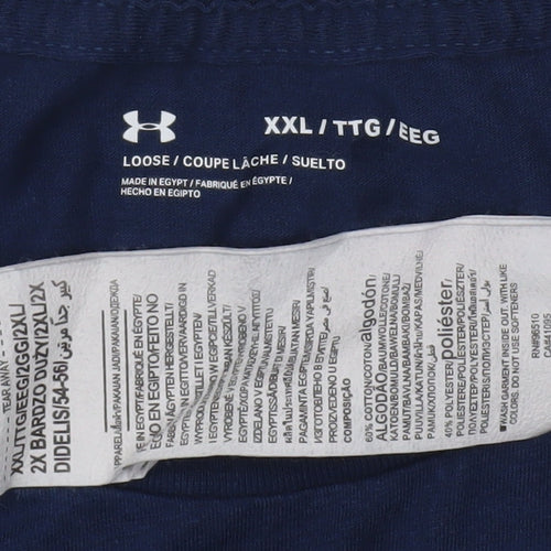 Under Armour Men's Blue 2XL Graphic T-Shirt
