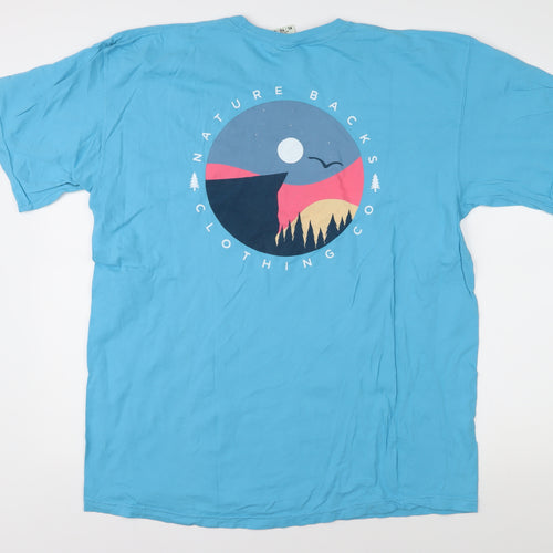 Comfort Colors Men's Blue Nature XL T-Shirt