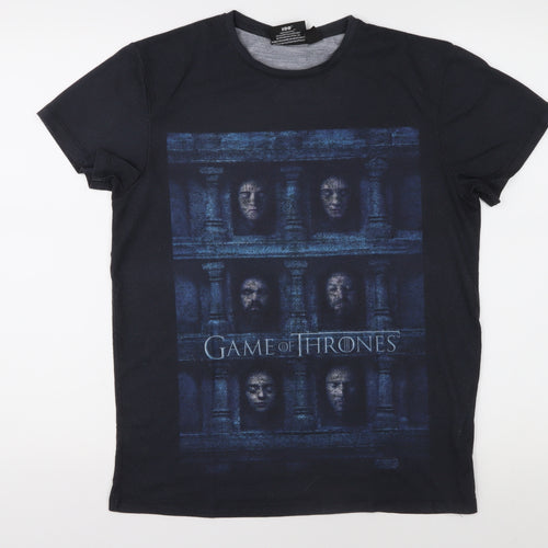 Game of Thrones Men's Black M TV Series T-Shirt
