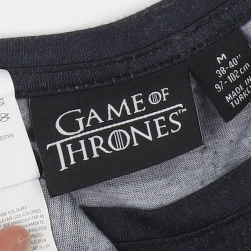 Game of Thrones Men's Black M TV Series T-Shirt