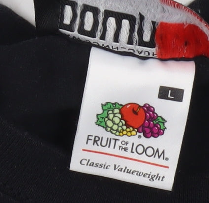 Fruit of the Loom Men's Large Black Download Festival T-Shirt