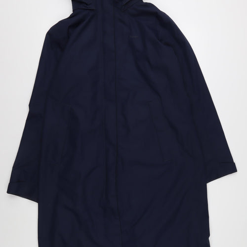 Rohan Unisex Adults Blue Long Rain Coat M