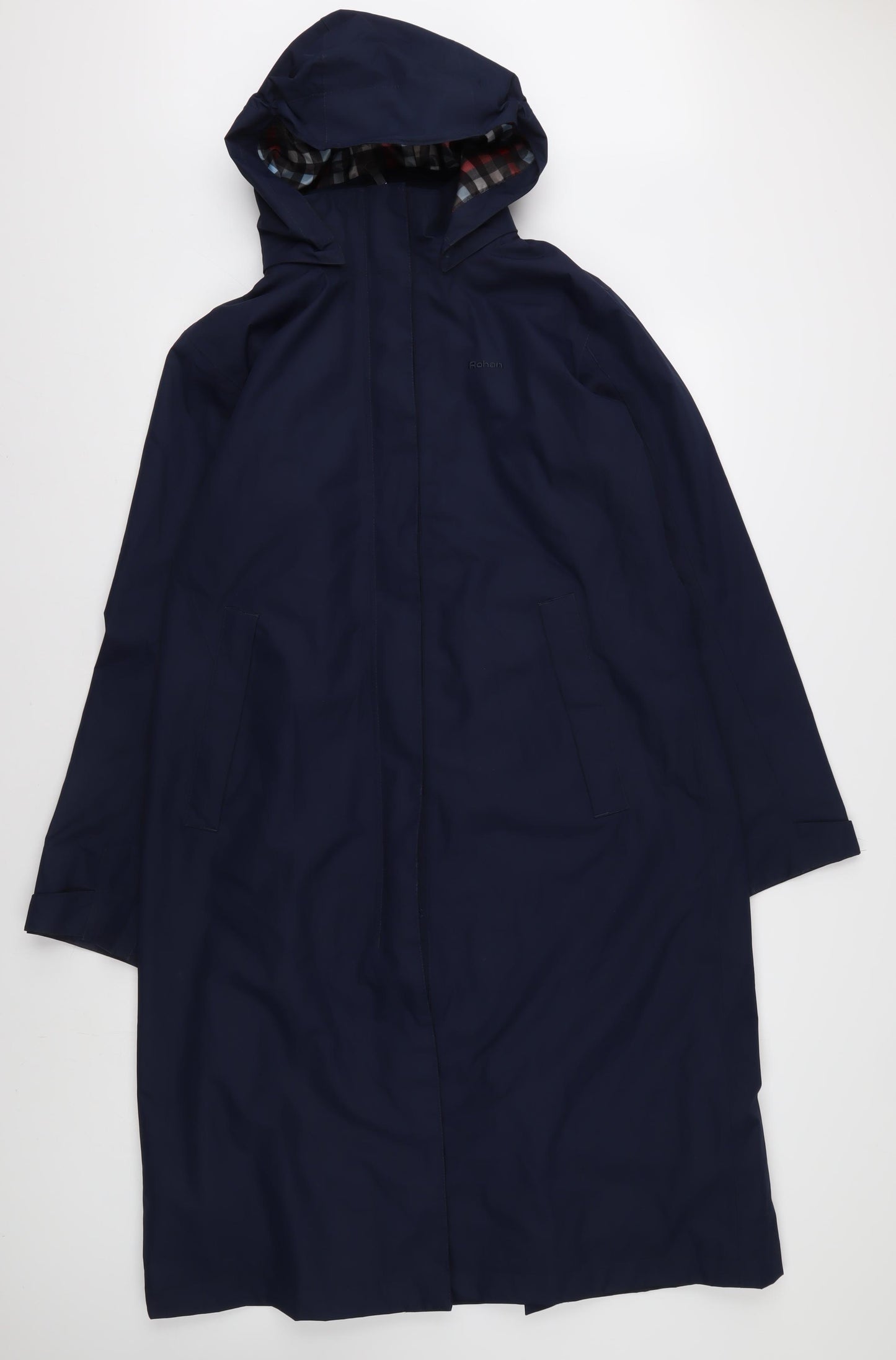 Rohan Unisex Adults Blue Long Rain Coat M