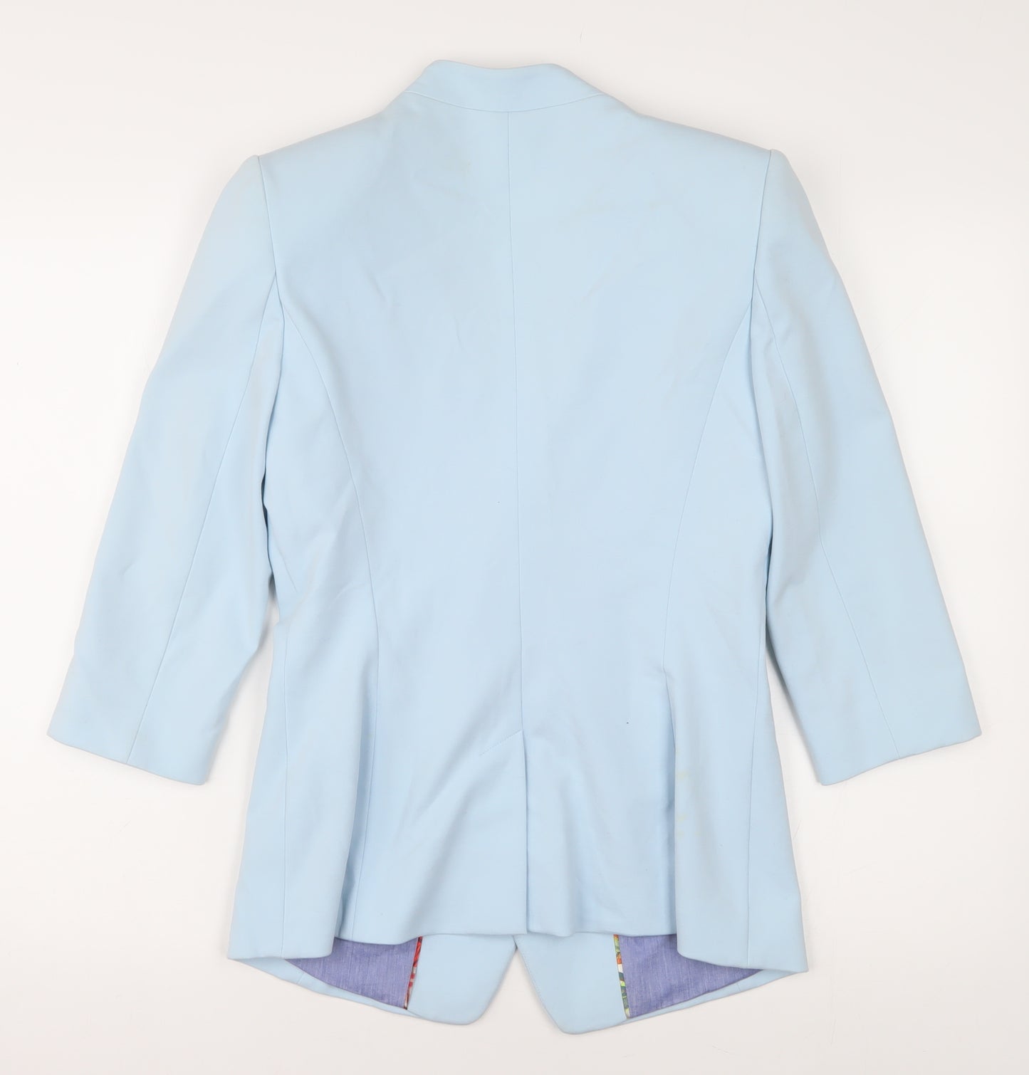 Ted Baker Women's Blue Blazer, Size 2, Modern Classic Style