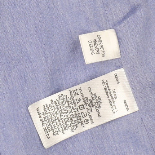 Ted Baker Women's Blue Blazer, Size 2, Modern Classic Style