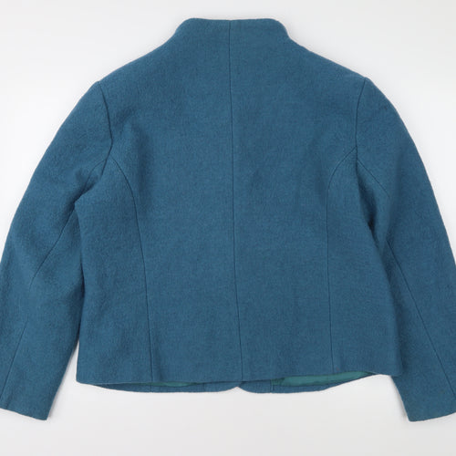 Orvis Women's Blue Wool Jacket XL Button Casual