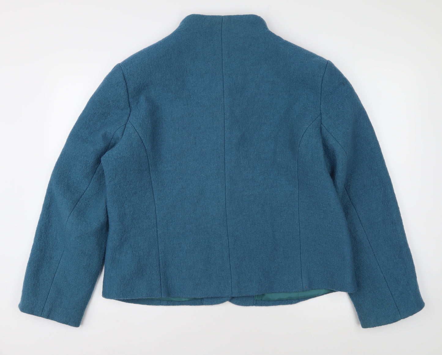 Orvis Women's Blue Wool Jacket XL Button Casual