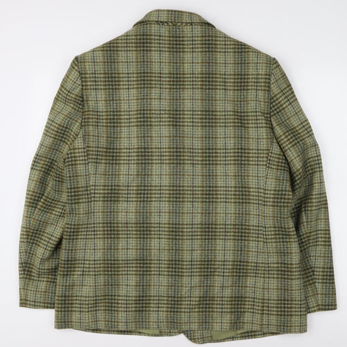Eastex Women’s Green Check Blazer - Size 16