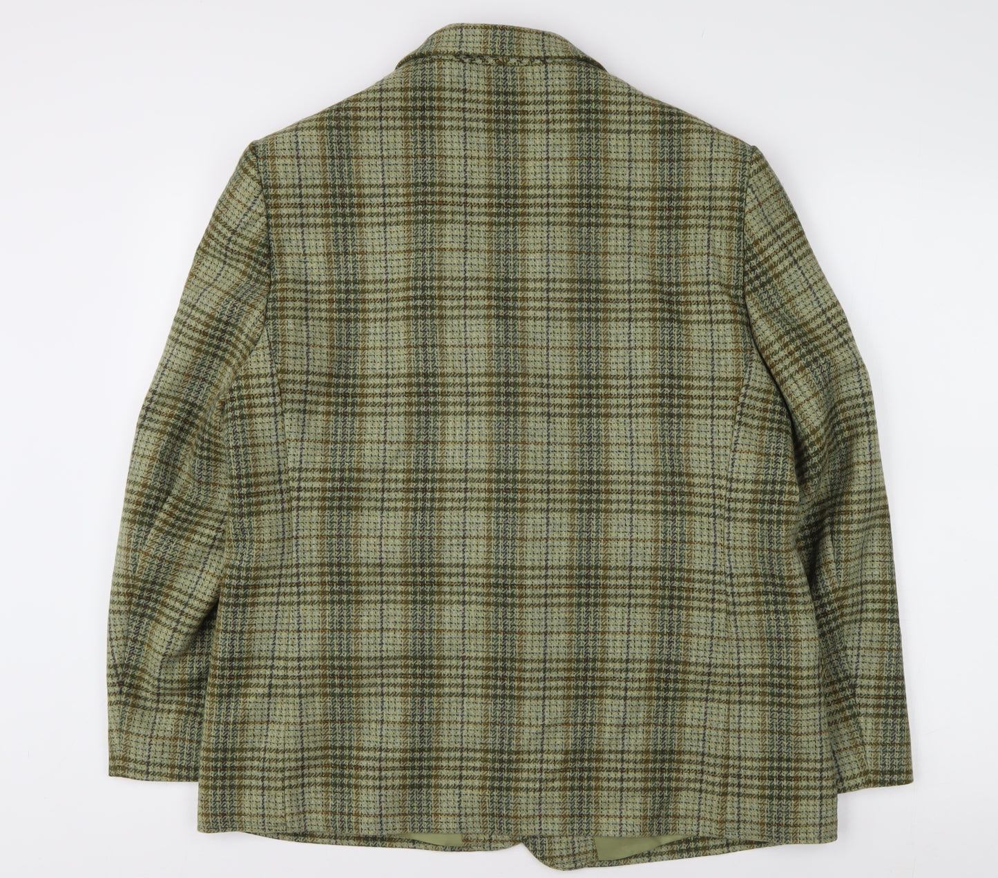 Eastex Women’s Green Check Blazer - Size 16