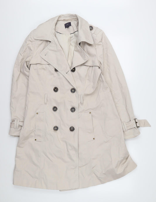 Marks and Spencer Beige Cotton Trench Coat, Women's UK 12