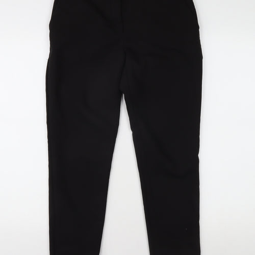 H&M Women's Black Cropped Trousers Size 6
