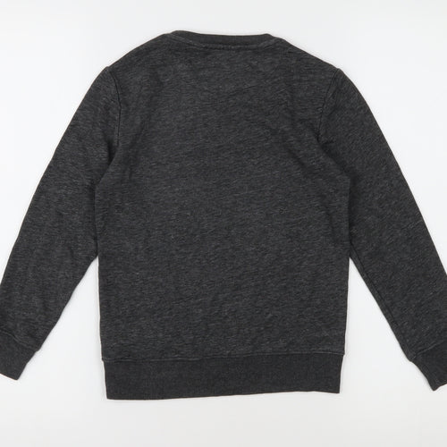 Next Boys Grey Batman Long Sleeve Pullover T-Shirt, 8 Years