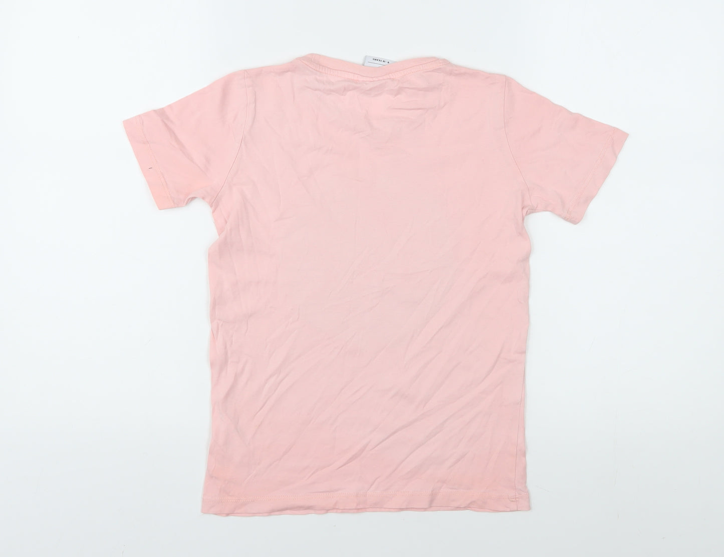 Hype Girls Pink Sequin Graphic Print T-Shirt 9-10 Years