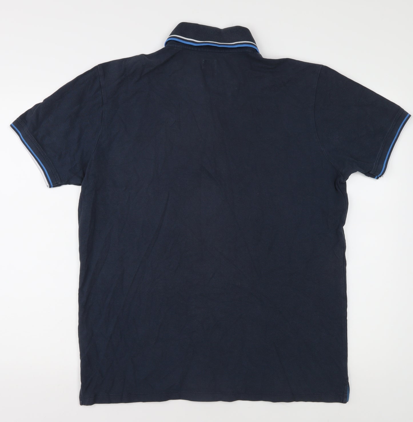 Jack Wills Men's Blue Polo Shirt L