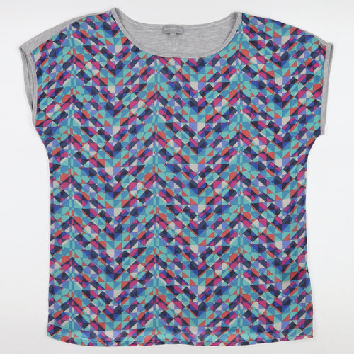 Oliver Bonas Women's Multicoloured Geometric T-Shirt