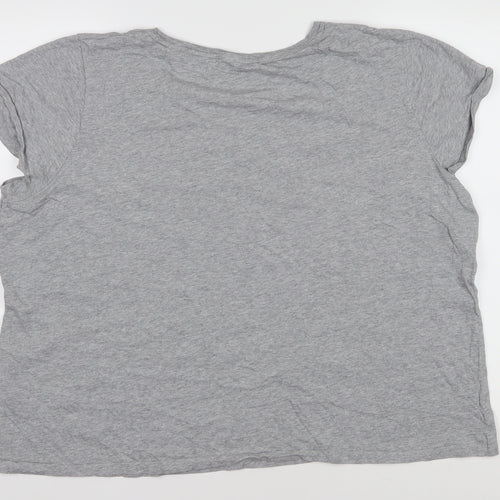 Animal Women's Grey Casual T-Shirt Size 22