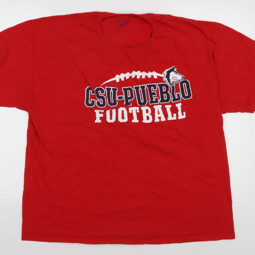 Champion Men's Red XL Graphic Sports T-Shirt