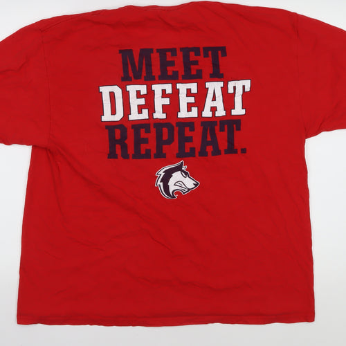 Champion Men's Red XL Graphic Sports T-Shirt