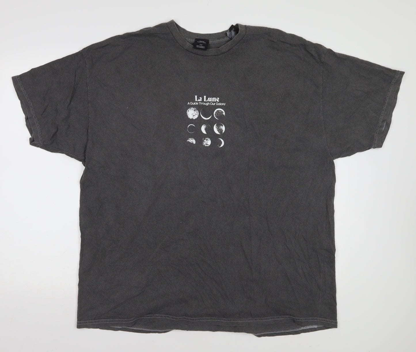 Urban Outfitters Men's Black Moon Graphic T-Shirt L