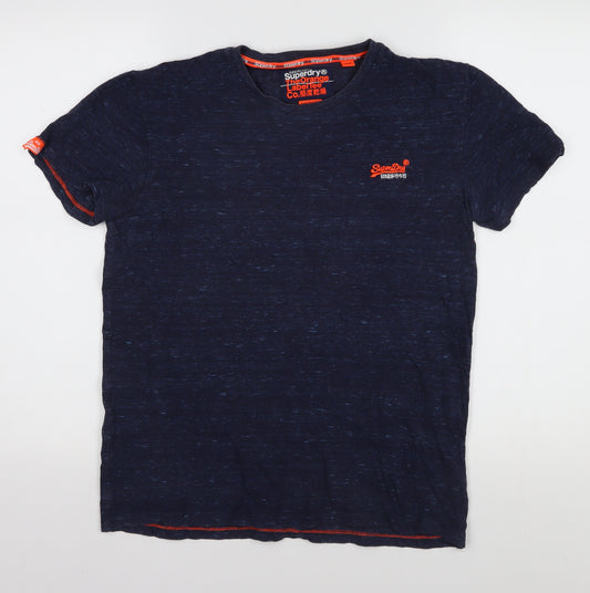 Superdry Men's Blue Medium Crew Neck T-Shirt