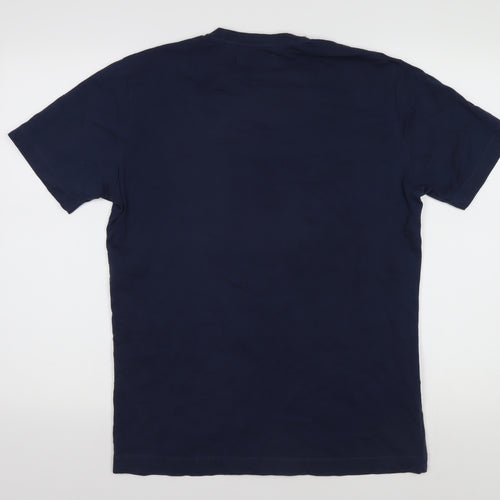 MNG Men's Blue Nautical Graphic T-Shirt Size 12