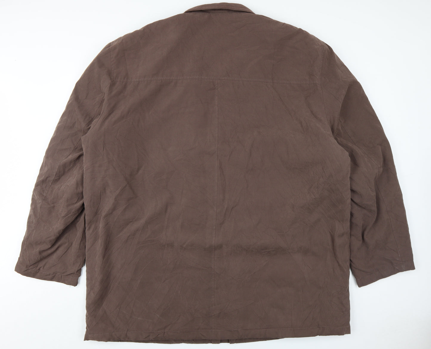 Greenwoods Men's Brown 4XL Casual Coat