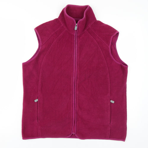 Hawkshead Women's Red Fleece Waistcoat Size 14