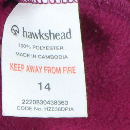 Hawkshead Women's Red Fleece Waistcoat Size 14