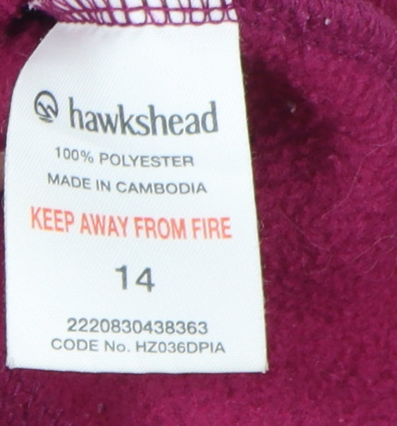 Hawkshead Women's Red Fleece Waistcoat Size 14
