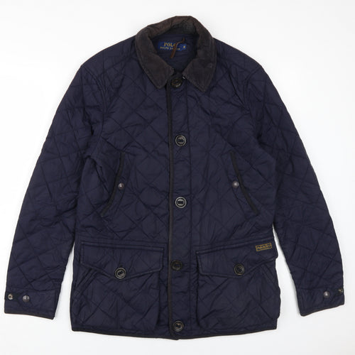Polo Ralph Lauren Men's Blue Quilted Jacket Size S