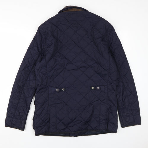 Polo Ralph Lauren Men's Blue Quilted Jacket Size S