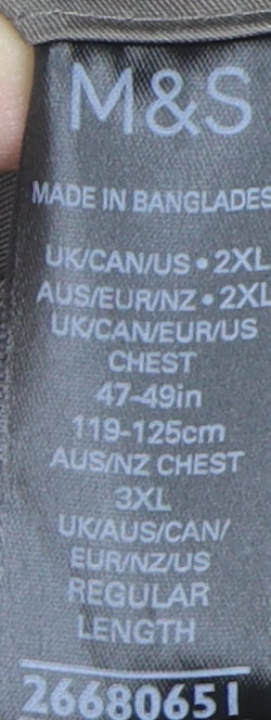 Marks and Spencer Men's Beige 2XL Trench Coat