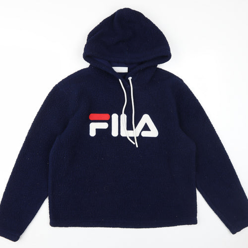 FILA Unisex Blue Pullover Hoodie XL