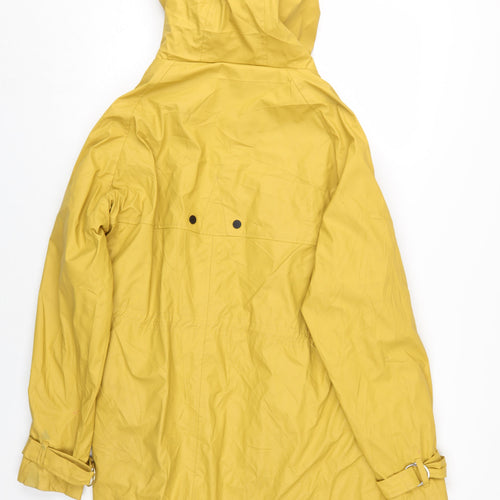 Next Women's Yellow Parka Jacket UK 22 Waterproof Casual