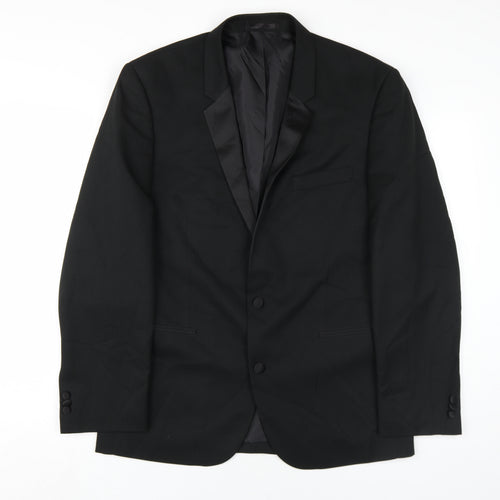 Taylor & Wright Men's Black Tuxedo Regular Fit Blazer 40R