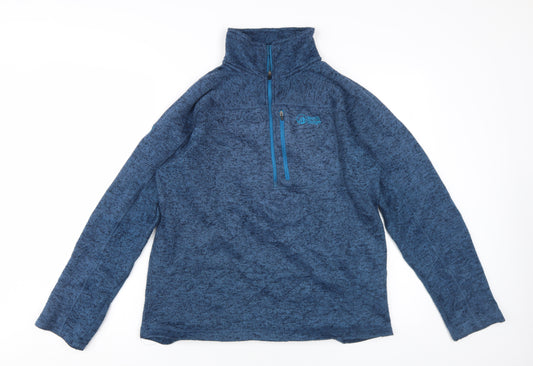 North Ridge Men's Blue Medium 1/4 Zip Sweatshirt