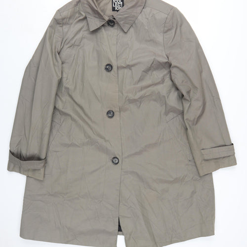 Debenhams Women's Grey Trench Coat Size 20