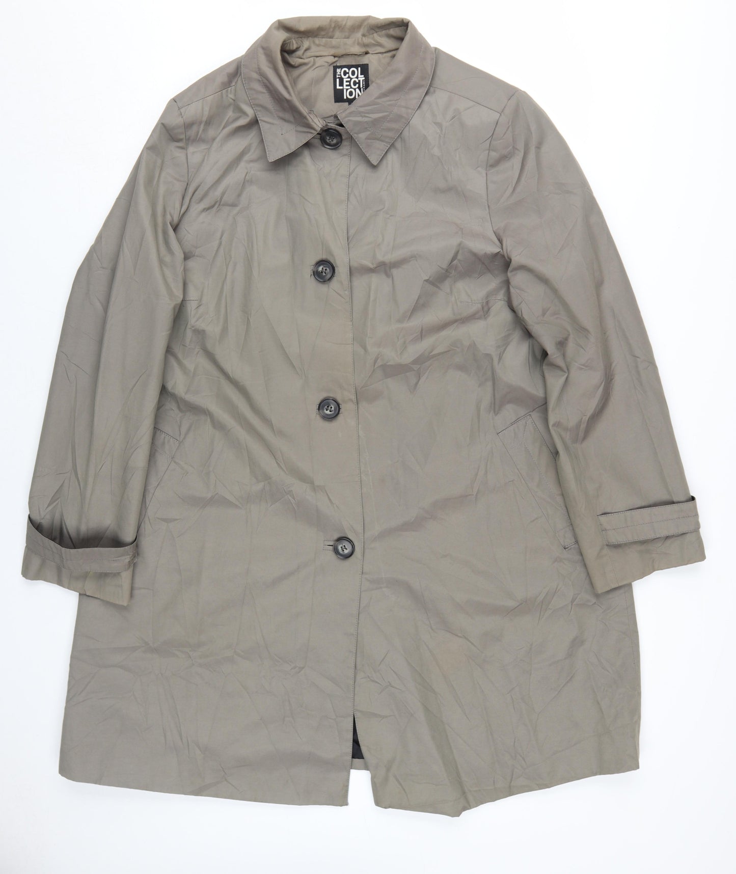 Debenhams Women's Grey Trench Coat Size 20