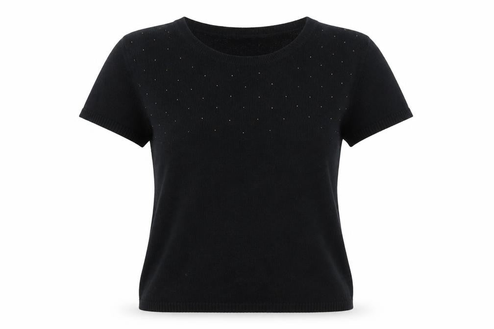 Front view of Gap Women's Black XS Crew Neck jumper