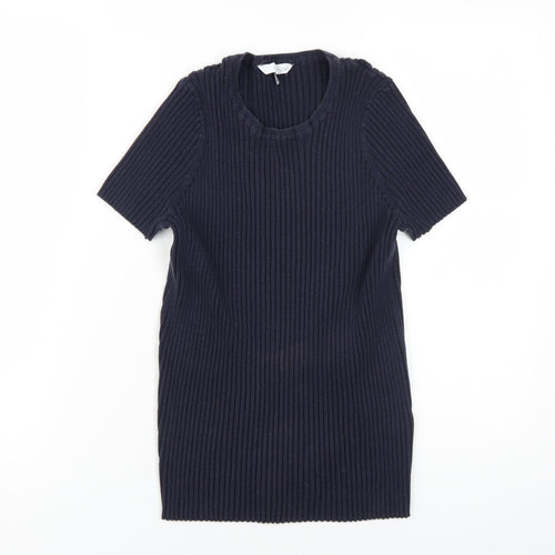 Jasper Conran Women's Blue Knit T-Shirt Size 18
