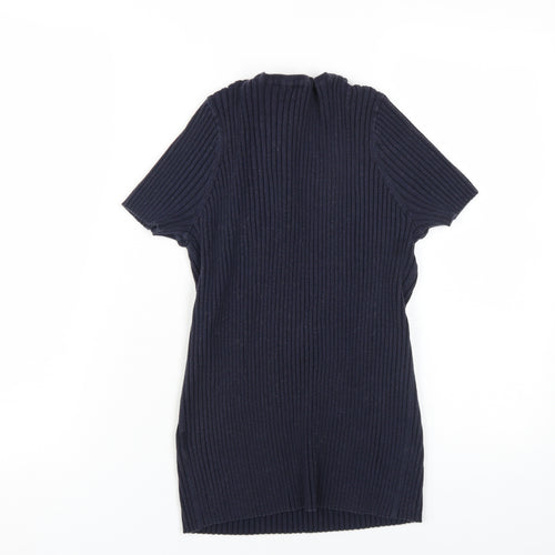 Jasper Conran Women's Blue Knit T-Shirt Size 18