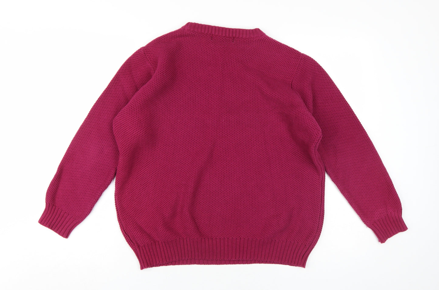 Lily Eva Women's Purple 2XL Pullover Jumper