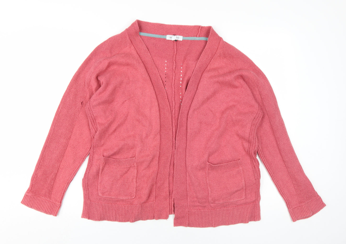 White Stuff Women's Pink Cardigan UK 18, Relaxed Fit