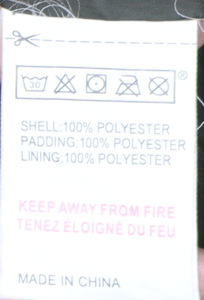 Lemon Beret Boys Green Puffer Jacket UK 8 Hooded