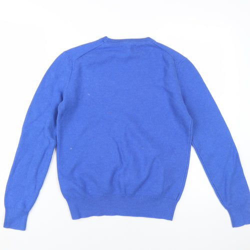 Polo Ralph Lauren Boys Blue Crew Neck Cotton Pullover Jumper